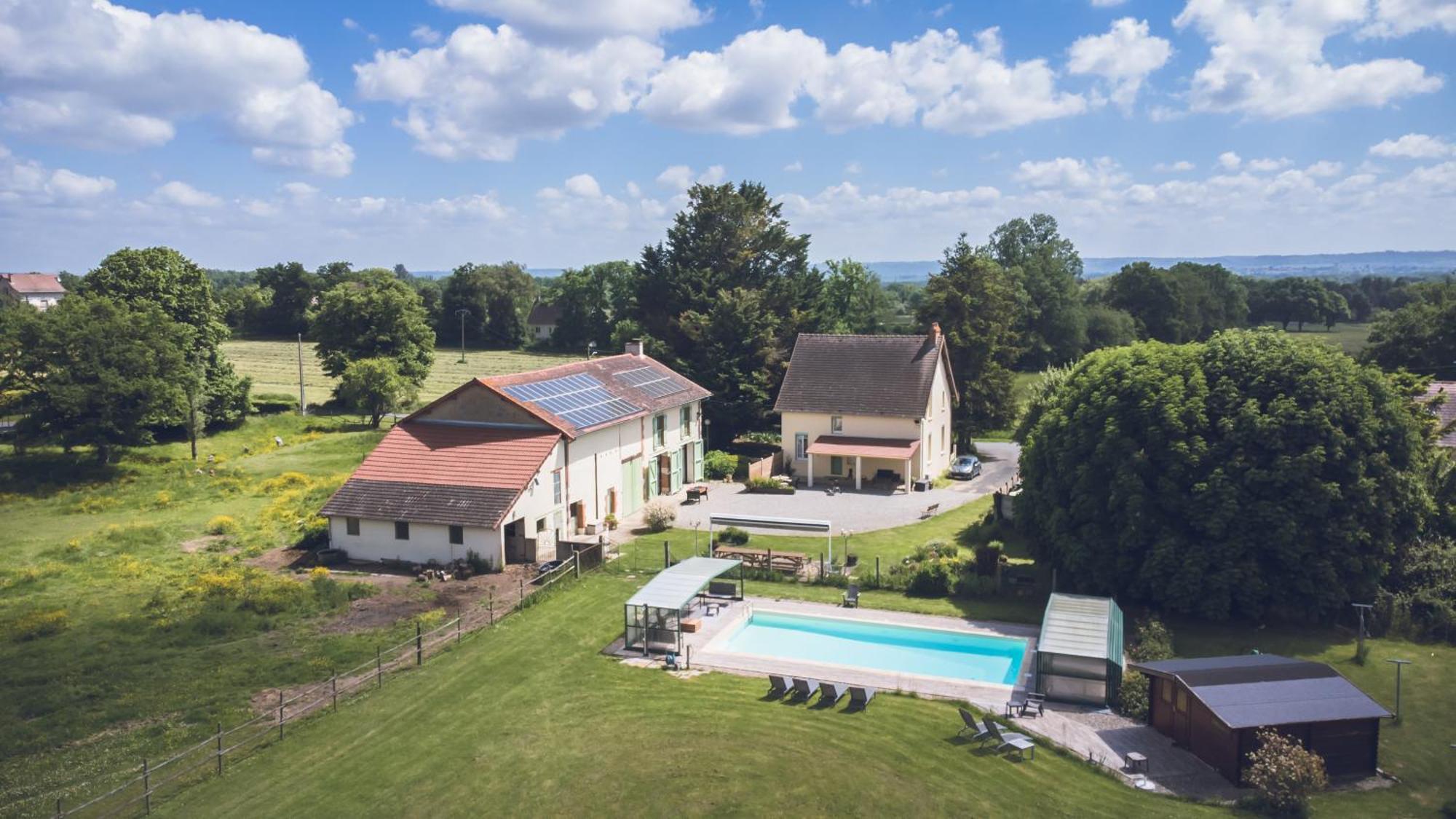 Bed and Breakfast Les Malvaux Huriel Esterno foto
